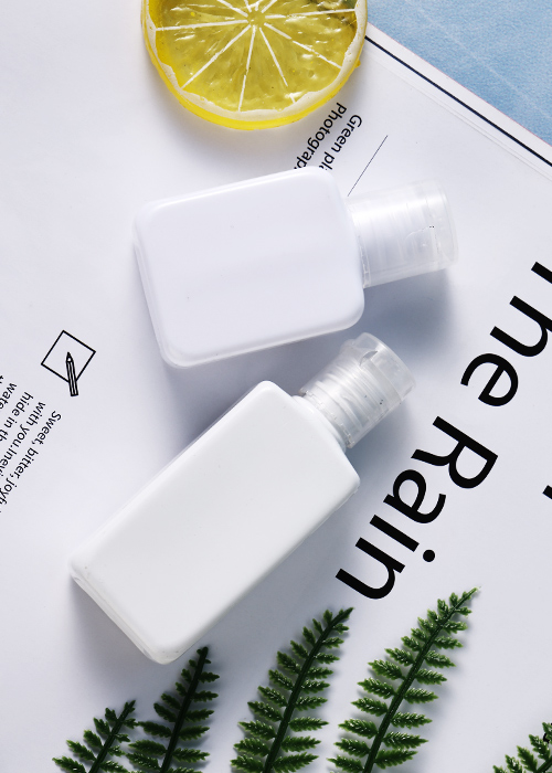 60ml 白色PET翻蓋方瓶