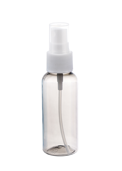 50ml 彩色透明PET噴霧圓瓶 酒精消毒液易攜分裝瓶