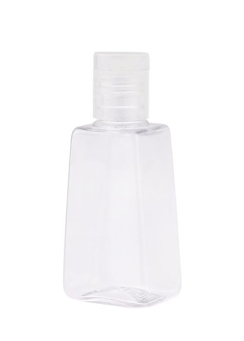 30ml PET透明梯形瓶 配翻蓋掛鉤蓋