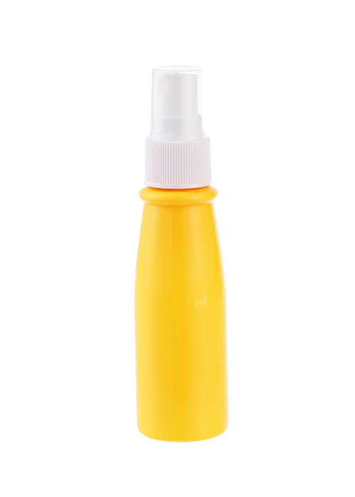 60ml 實(shí)彩色PET錐形噴霧瓶 酒精消毒液分裝瓶