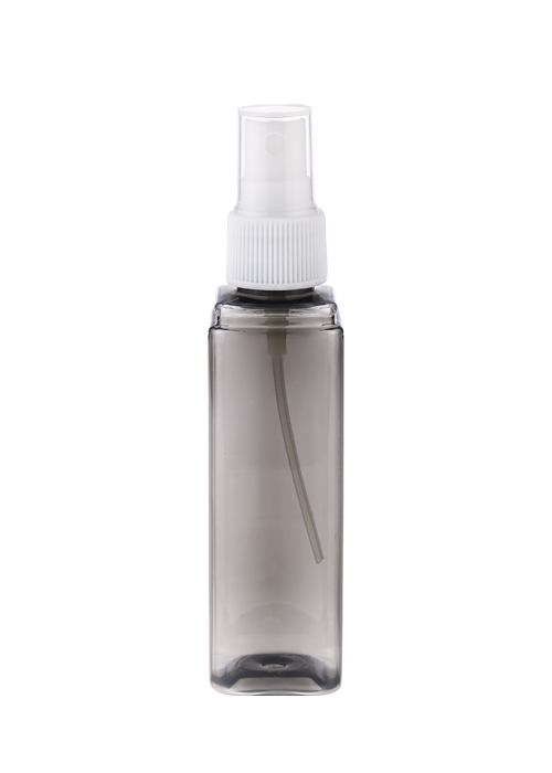 60ml 彩色透明PET噴霧正方瓶 棱角瓶