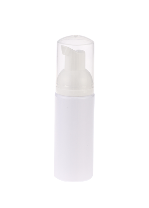 60-150ml 白色圓柱大罩PET泡沫壓泵瓶 酒精消毒殺菌瓶