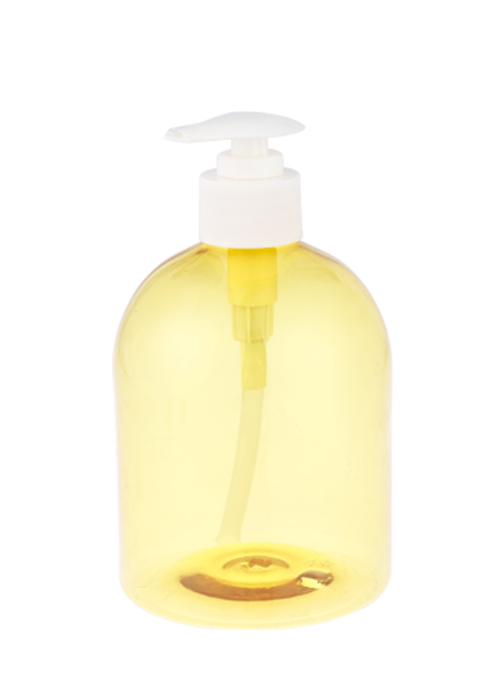 500ml PET凝膠乳液泵洗手液圓瓶