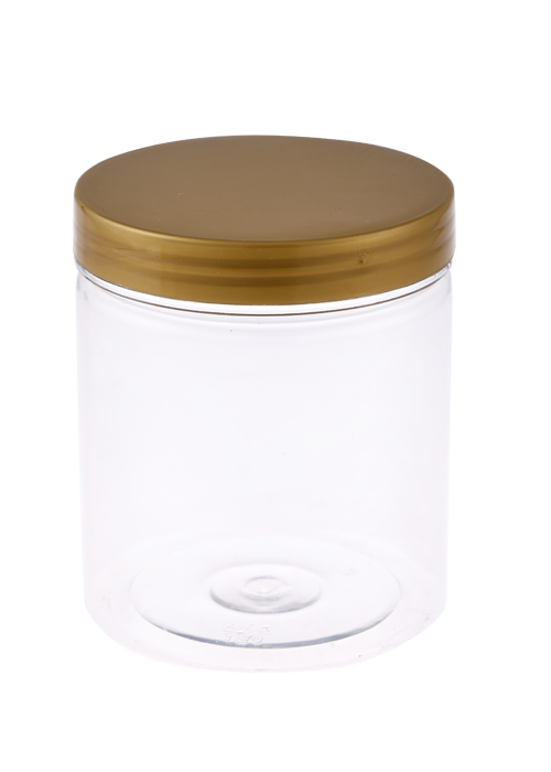 300ml PET透明食品罐 堅(jiān)果包裝罐